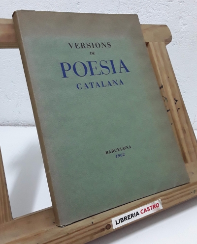 Versions de poesia catalana - Varios