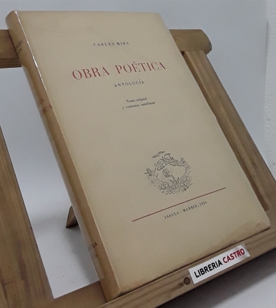 Obra Poética. Antología - Carles Riba