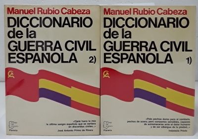 Diccionario de la guerra civil española (II tomos) - Manuel Rubio Cabeza
