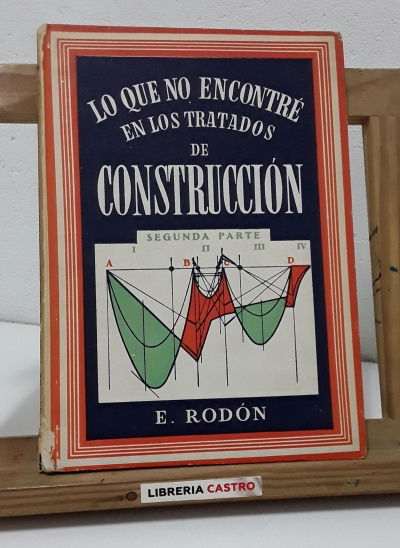 Lo que no encontré en los tratados de construcción. Segunda parte: Cálculo gráfico de Estructuras - Enrique Rodón