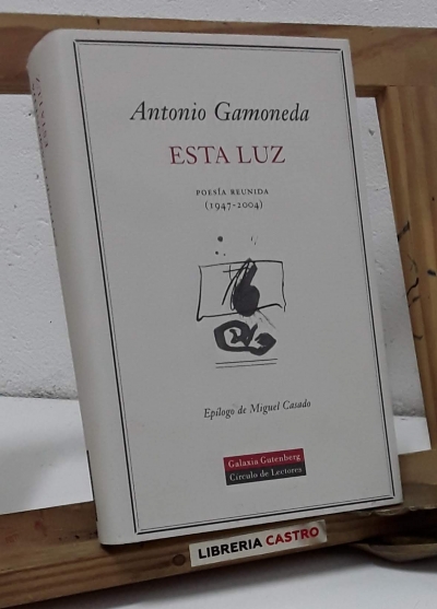Esta luz. Poesía reunida 1947 - 2004 - Antonio Gamoneda.