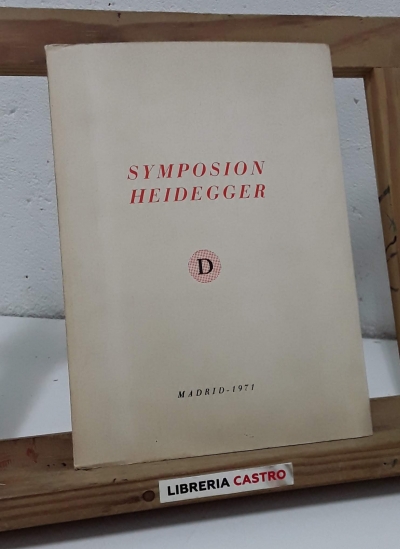 Symposion Heidegger - Varios.