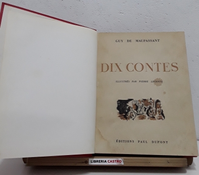 Dix Contes (edición numerada) - Guy de Maupassant
