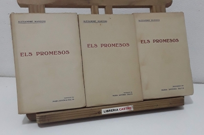 Els promesos.  (III Volums) - Alexandre Manzoni