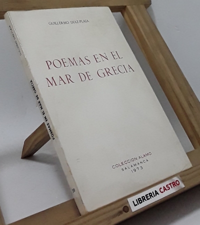 Poemas en el mar de Grecia - Guillermo Diaz-Plaja
