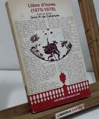 Llibre d'Hores 1975 - 1978. Fulls de dietari - Oriol Pi de Cabanyes.
