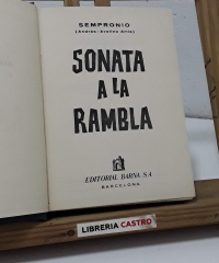 Sonata a la Rambla - Sempronio. Andres Avelino Artís