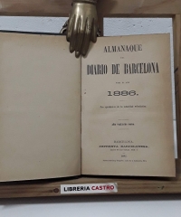 Almanaque del Diario de Barcelona. Año 1886 - Varios