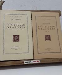Institució Oratòria (Volums I i II) - Quintilla