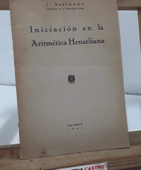 Iniciación en la Aritmética Henseliana - J. Barinaga.