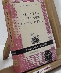 Primera antología de sus versos - Gerardo Diego