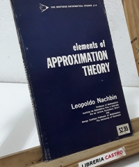 Elements of approximation theory - Leopoldo Nachbin