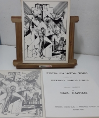 Poeta en Nueva York. Dibujos y grabados de Raúl Capitani (Dedicado) - Federico García Lorca ilustrado por Raúl Capitani.