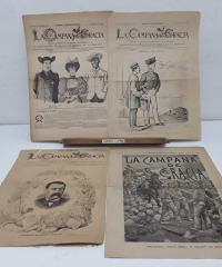 Lot 4 Nº extraordinaris de La Campana de Gràcia. 1888, 1894, 1897 i 1900 - Fundat per Innocenci López i Bernagosi