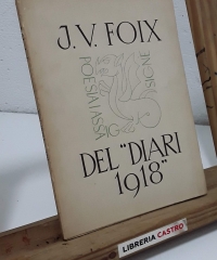 Del Diari 1918 - J. V. Foix.