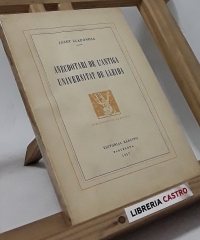 Anecdotari de l´Antiga Universitat de Lleida (edició numerada) - Josep Lladonosa i Pujol