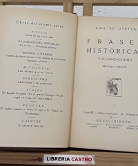 Frases históricas, vulgarizaciones - Luis de Oteyza