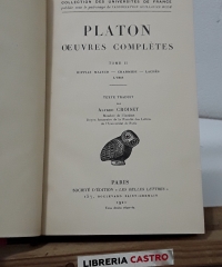 Platon. Oeuvres complètes. Tome II. Hippias Majeur. Charmide. Lachès. Lysis - Platon.