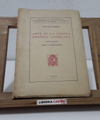 Arte de la lengua española castellana - Gonzalo Correas