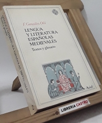 Lengua y literatura españolas medievales - F. González Ollé