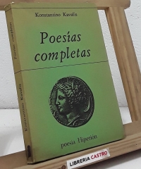 Poesías Completas - Konstantino Kavafis