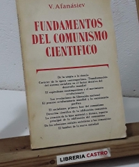 Fundamentos del comunismo científico - V. Afanásiev
