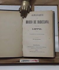 Almanaque del Diario de Barcelona. Año 1878 - Varios