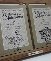 Historia de la matemática (II Tomos) - J. Rey Pastor y José Babini.