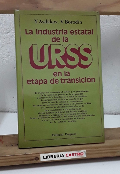La industria estatal de la URSS en la etapa de la transición - Varios