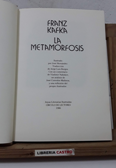 La Metamorfosis - Frank Kafka
